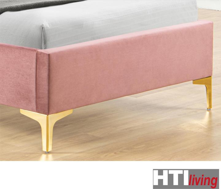 Produktbild HTI-Living Polsterbett 90 x 200 cm Yoris Pink (90 x 200 cm)