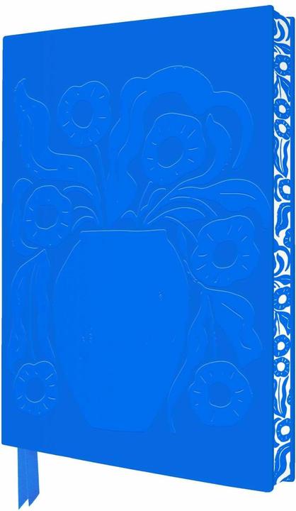 Image du produit Vicky Yorke: Ziva Blue Vase & Flower Artisan Art Notebook ( Journals) (À rayures, Couverture rigide)