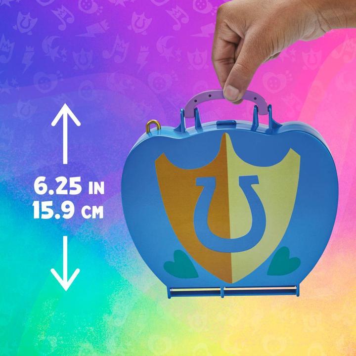 Produktbild My Little Pony Mini World Magic Tierchenecke Mini-Spielwelt, Spielset zum Selberbauen mit Hitch Trai