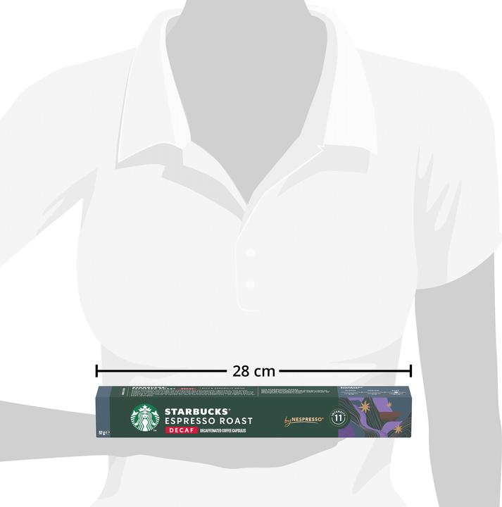 Immagine prodotto Starbucks Decaffeinated Espresso Roast by Nespresso Dark Roast (10 x Porta.)