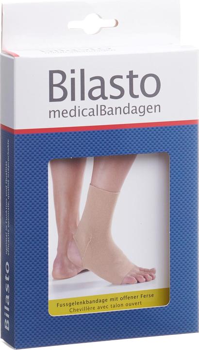Bilasto Uno Fussgelenkbandage M Ferse offen beige (M)