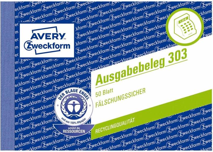 Produktbild Avery Ausgabebeleg mit Dokumentendruck (50 x)