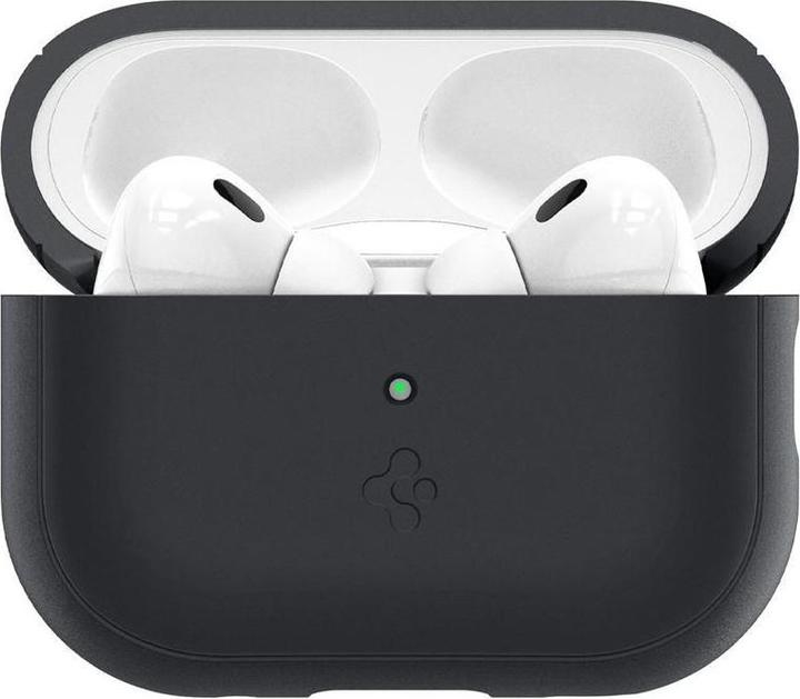 Actual product image Spigen SILICONE FIT STRAP Apple AIRPODS PRO 1 / 2 BLACK (Headphone bag)