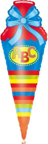 Magni Palloncino Foil Scuola Cono 35x111cm blu (1 x)