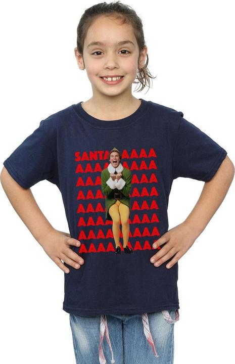 Produktbild Elf Buddy Santa Scream TShirt Mädchen (128)
