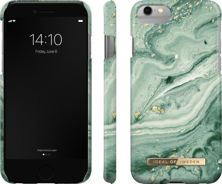 Actual product image iDeal Of Sweden Designer Hard Cover Mint Swirl Marble (Apple iPhone 6s, Apple iPhone 6, Apple iPhone 7, Apple iPhone 8, Apple iPhone SE (2nd Gen))