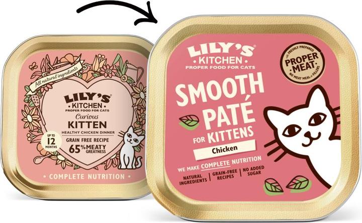 Produktbild Lily's Kitchen Kitten Huhn (Junior, 19 Stk., 1615 g)