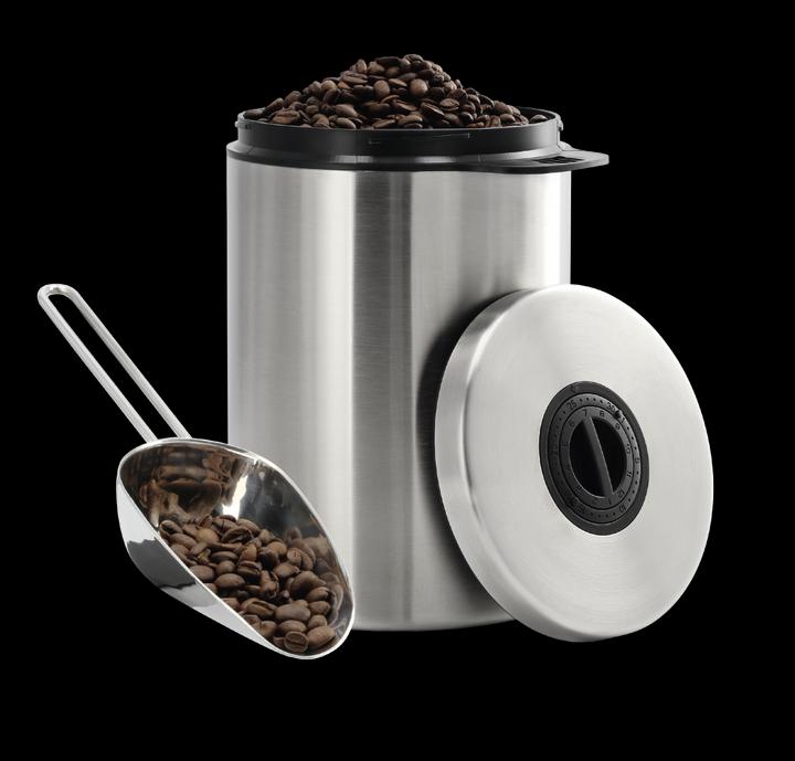 Actual product image Xavax coffee/tea tin Stainless steel tin for 1 kg coffee beans, with scoop (1 l)