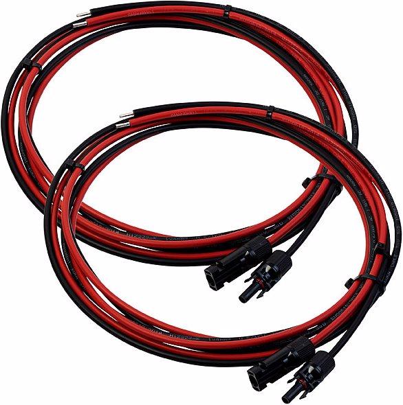 Produktbild Revolt 2er-Set Solarmodul-Verbindungskabel 3 m (Solarkabel)