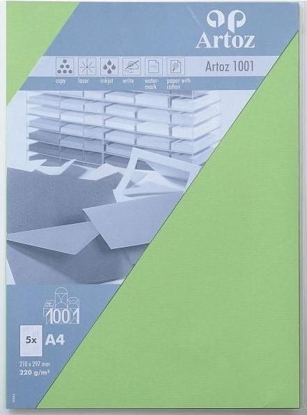 Artoz 1001 A4 220g birkengrün 5 Kartons (A4, 220 g/m², 5 x)