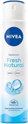 NIVEA DEO 250ml Spray damski FRESH NATURAL (Spray, 250 ml)