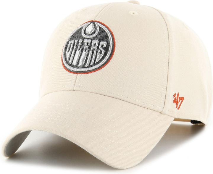 47 Brand Snapback Cap - METALLIC Edmonton Oilers natural
