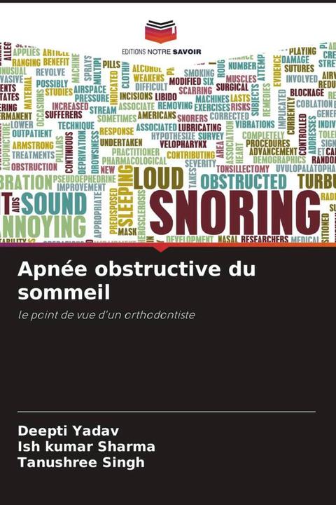 Produktbild Apnée obstructive du sommeil (Deutsch, Ish Kumar Sharma, Tanushree Singh, Deepti Yadav, 2022)