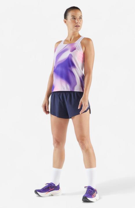 Image du produit Kiprun Débardeur de Running léger Femme - Run 900 Light violet mauve imprimé (S)