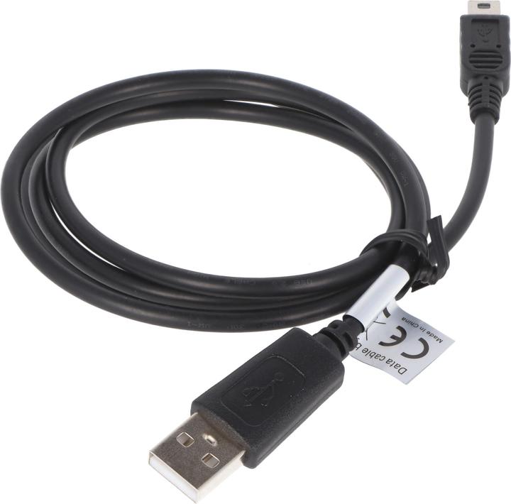 Produktbild AccuCell USB Datenkabel, Ladekabel, Anschlusskabel USB 2.0 auf Mini USB (1 m)