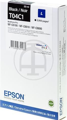 Actual product image Epson Ink Cartridge L Black T04c1 (FC)