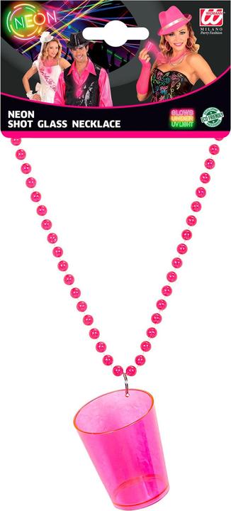 Produktbild Widmann Halskette mit Schnapsglas in Neonpink (One Size)