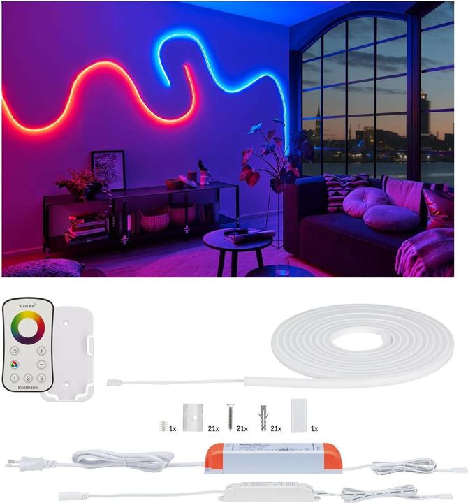 Produktbild Paulmann MaxLED Flow Stripe Set (Mehrfarbig, 550 cm, Indoor)