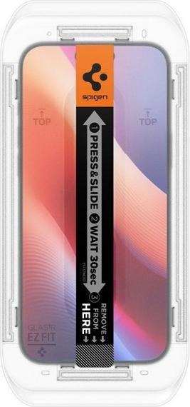Actual product image Spigen Glas.TR EZ Fit (2 Piece, Apple iPhone 16 Pro Max)