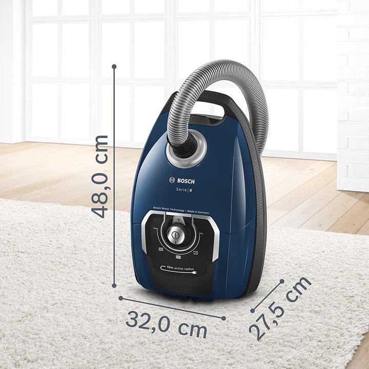 Actual product image Bosch Hausgeräte Series 8 Vacuum cleaner with bag BGB75X494