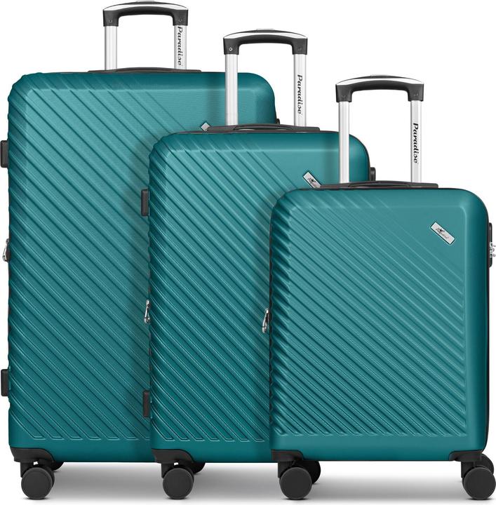Produktbild Check.In Paradise 2.0 4 Rollen Kofferset 3-teilig mit Dehnfalte (228 l, XL (ab 115l))