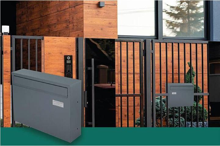 Actual product image SafePost 920 Fence letterbox rear removal