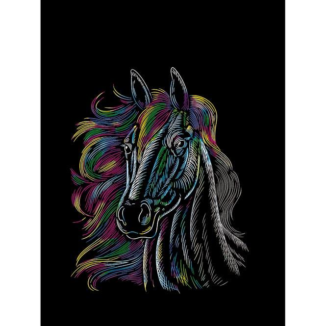 Actual product image Besttoy Scratch picture horse