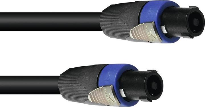 Produktbild Psso Lautsprecherkabel Speakon 4x4 15m sw (15 m)