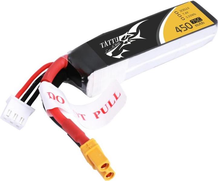 Image du produit Tattu RC-Akku LiPo 75C 2S1P (7.40 V, 450 mAh)
