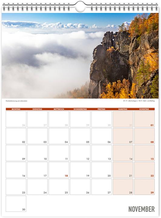 Image du produit Einschreibkalender Dresden und Schsische Schweiz 2026 (30 x 40 cm, Non contraignant, Allemand)