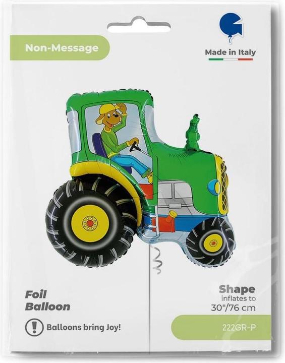 Image du produit Karaloon Ballon Tracteur vert 76 cm sans remplissage (1 x)