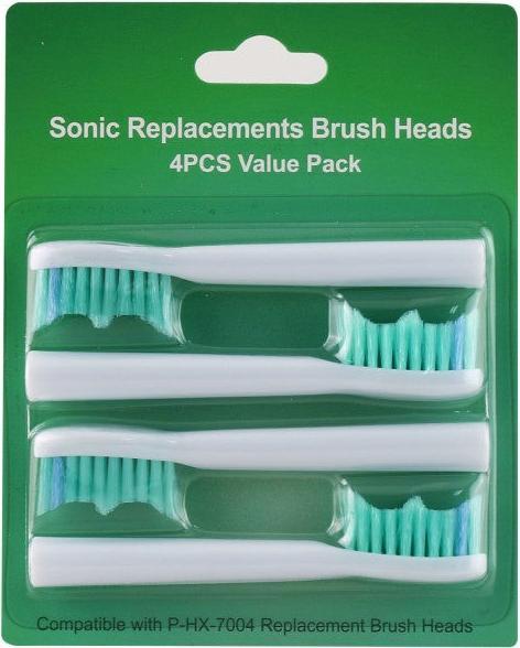 Hermex Aufsteckbürsten Bürstenkopf Zahnbürstenaufsätze P-HX 7004 (4 x)