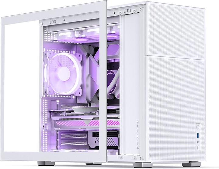 Actual product image Jonsbo D41 MESH White (mATX, DTX, Mini-ITX, ATX)