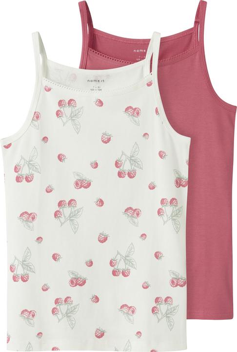 Actual product image Name it Girls Spaghetti-Top Himbeeren (146, 152)