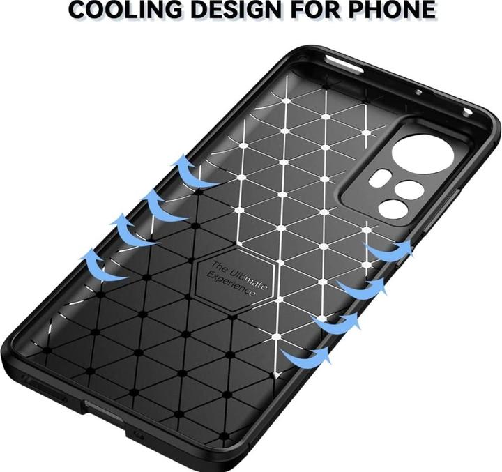 Produktbild Screenguard Xiaomi 12 Pro Hülle Carbon Design TPU Case (Xiaomi 12 Pro)