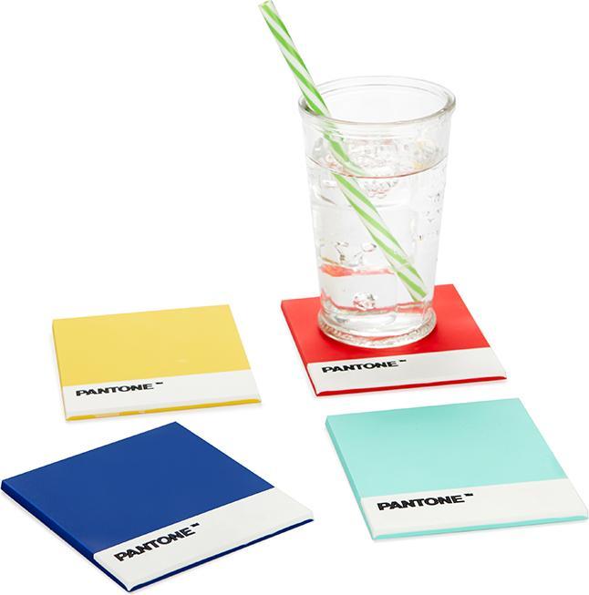 Actual product image Balvi Glass coasters Pantone (4 x, Glass coaster)