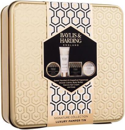 Image du produit Baylis & Harding Collection Signature Mandarine & Pamplemousse Douceur Pamper Tin de luxe (50 ml)