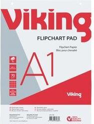 Produktbild Office Depot Flipchart-Papier Weiss 70 g/m² 58,5 x 81 cm 5 Stück à 40 Blatt