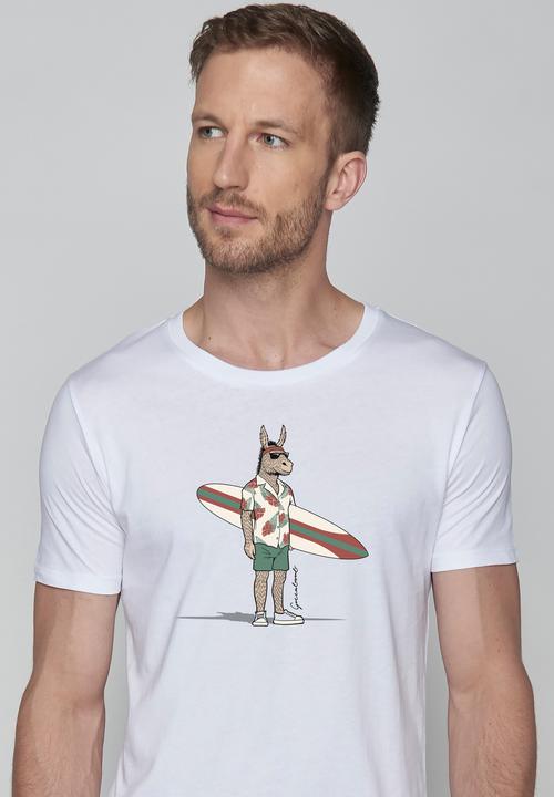 Actual product image Greenbomb Animal Donkey Surf Guide T-Shirt (XL)