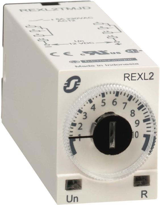 Image du produit Schneider Electric 2 CO On Delay timer 230V AC REXL2TMP7