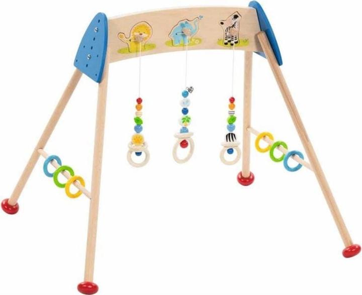 Actual product image Goki Baby-Fit Animal Voices Wild Animals, Grab and Play Trainer