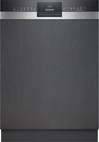 Actual product image Siemens iQ300, Semi-integrated dishwasher, 60 cm, Brushed steel, SN53ES04TE