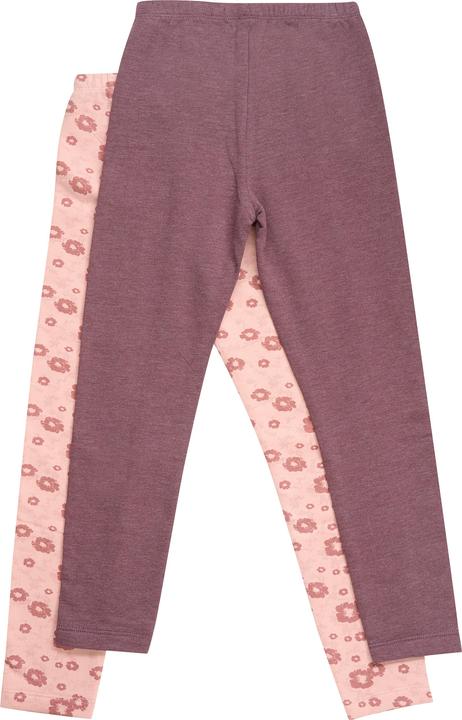 Immagine prodotto Minymo Leggings felpati per bambini con AOP (confezione da 2) (128)