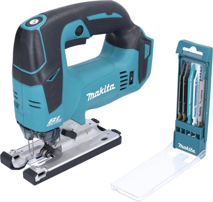 Actual product image Makita DJV 182 Z Battery jigsaw 18 V Brushless + 5 pcs. jigsaw blade set - without battery, without charger