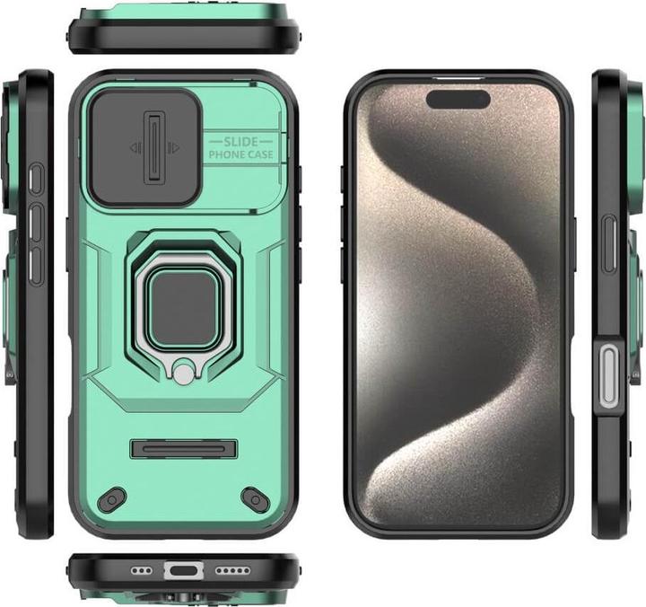 Actual product image Cover-Discount iPhone 16 Pro - Armor Case with kickstand (Apple iPhone 16 Pro)