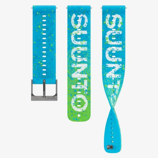 Actual product image Suunto 22 Ath6 Silicone Strap Power Blue S+M (22 mm, Silicone)