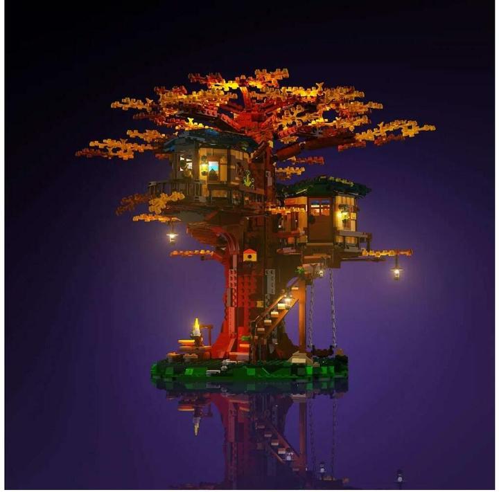 Actual product image Light my bricks LMB 2.0 LEGO® 21318# Tree Hous Light Kit