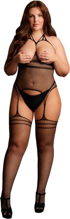 Image du produit Le Désir Strappy suspender bodystocking (Taille unique)