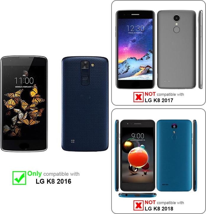 Image du produit Cadorabo Chaîne de téléphone portable pour LG K8 2016 Necklace Coque