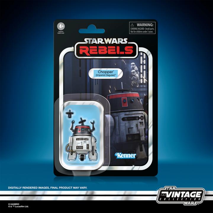 Actual product image Hasbro Star Wars: Rebels Vintage Collection action figure Chopper (Imperial Disguise) 6 cm
